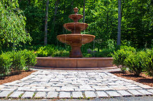 Picture of Pavers Patio and Garden Fountain