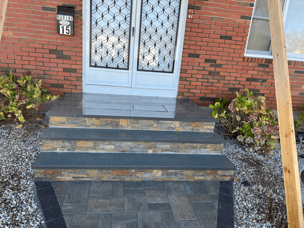 West Hartford Hardscape Steps and Walkway Project